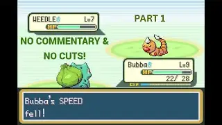 First time playing Pok&eacute;mon| No commentary & No cuts|Part 1
