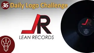 Designing a Record Label Logo #DailyLogoChallenge | Vector Speed Art ~ Sipla Design