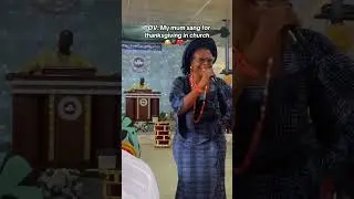 IYA MAFE SINGING IN CHURCH FOR FIRST SUNDAY OF 2026 #family #music #davaysfamily