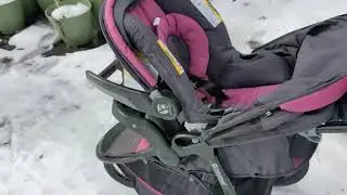 Baby Trend Expedition Race Tec Jogger Travel System with Ally Infant Car Seat, Ultra Ca