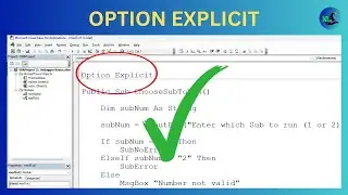 Why You Should Use Option Explicit In Excel VBA