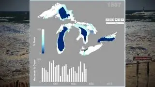 Animation showing historic Great Lakes ice coverage, 1973-2016