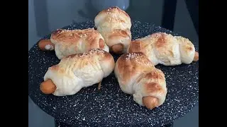Cheesy Hot Dog Roll | Soft Fluffy Bread Wrap Around Hot Dog  | Asian Food | Amazing Recipe