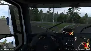 Pure Bliss: ETS2 Rain ASMR 🎧 | Latest 1.58 public beta update | Midnight in Europe: Cozy Vibes