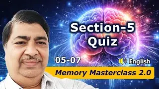 [05-07] Quiz Section 05 #memorytraining #mnemonics #memorypegs