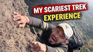 Chanderi Fort Trek 😨 | Wrong Trail, Almost Lost | Dangerous Trek Near Mumbai