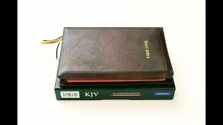 Cambridge Concord Marbled Mahogany Calfskin, Full Yapp