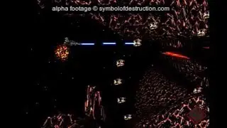Symbol of Destruction - indie side-scrolling space shooter (GIF alpha footage)