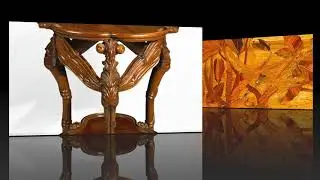 Art Nouveau marquetry (tables) part 1