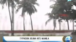 NewsLife: Typhoon 'Jolina' hit Manila