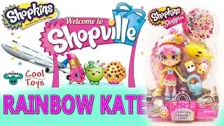 RAINBOW KATE Shopkins Shoppies Toy Unboxing & GIVEAWAY (OPEN) - CoolToys