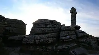 climbing up to the Widgery cross Brat Tor. Dartmoor. GoPro on a headmount. 2022