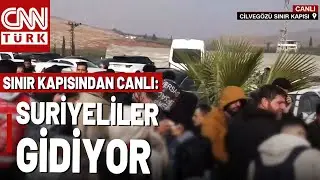 Esad Düştü, Suriyeliler Dönüyor: Türkiye - Suriye Sınır Kapılarında Yoğunluk Böyle Görüntülendi!