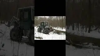 Mercedes-Benz MB-trac 900 turbo im Wintereinsatz 🌲❄️🚜