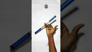Finger Pass Pen Spinning Trick 🤯✅ #penspinning #penspinster #artsujoyamazing