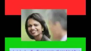Gaddafi DVD+SONG to Condi Rice! 