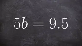 Solving a one step equation by division with decimal