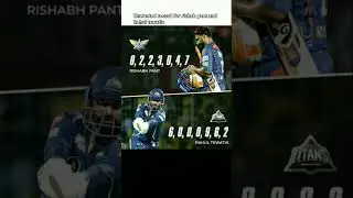 Most single digit score in ipl #cricket #shorts #rishabpant
