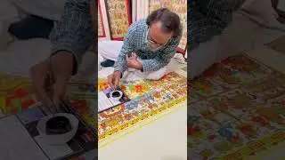Phad Painting Glimpse | Art | Artist | #art #phadpainting #painting #artist