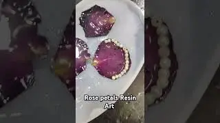 Resin rose patel art