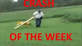 RC Plane hits old man - Huge RC plane hits man - Crash into people