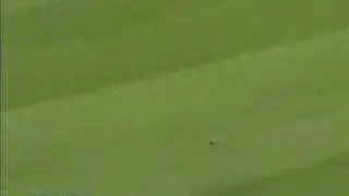 Michael Vaughan hits Fidel Edwards for four