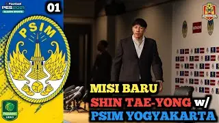 SHIN TAE-YONG MENJADI PELATIH BARU PSIM YOGYAKARTA | PES 2021 MASTER LEAGUE PSIM YOGYAKARTA E1