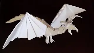 Дракон оригами, dragon origami (Tadashi Mori)