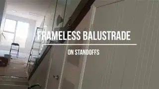 Frameless Glass Balustrade on standoffs