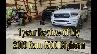 1 Year Review of My 2019 5TH Gen Ram overview of parts and build current specs