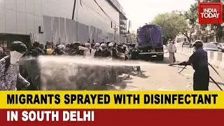 Migrants Sprayed With Chemicals; Hosed Down With Disinfectant