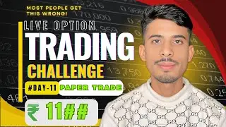 Live option trading challenge #DAY-11||option trading video#options #trading #challenge #livetrading