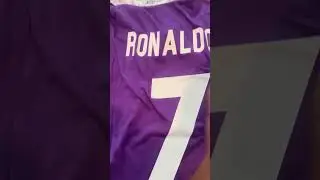 Pro Jersey Shop Real Madrid 2017 Ronaldo Purple Away Kit Unboxing! #realmadrid  #cr7 #football