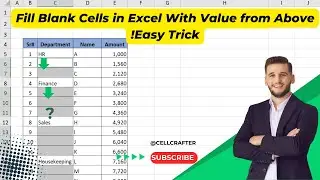 Fill Blank Cells in Excel With Value from Above! Easy Trick