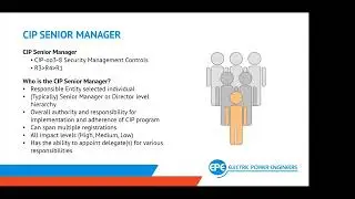 NERC CIP Senior Manager & Security Awareness Webinar