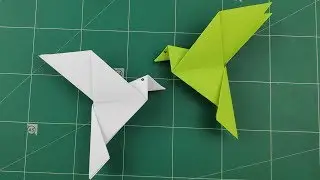 Origami Flapping Bird | How To Making A Easy Bird Paper tutorial | DIY Beginners Paper Craft