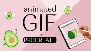 Making cute GIFs in Procreate // speedpaint