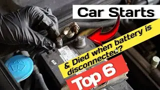 Car Shutdown When Battery Terminal Is unplugged | car shuts off when battery is disconnected solved