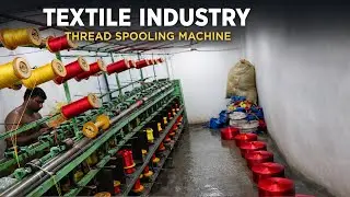 How Metallic Yarn Is Made | Advanced Textile Yarn Manufacturing Process
