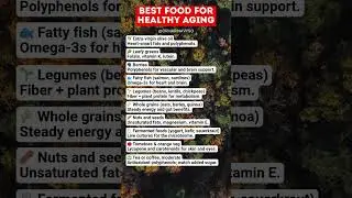 Best Food for Healthy Aging