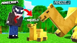 MAM MALUTKIEGO WIELBŁĄDA NA BAMBUSOWEJ WYSPIE w MINECRAFT HARDCORE 1.20!