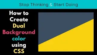 Dual background color using CSS.  CSS tricks.