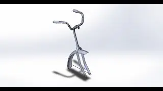 [7]. Велосипед Schwinn Cruiser One (Передняя часть). SolidWorks. Часть 2.