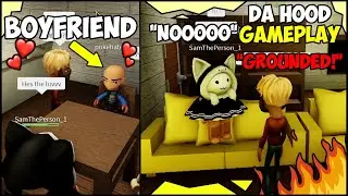 MY DAUGHTER HAS A BOYFRIEND! 😠 (ROBLOX) DA HOOD GAMEPLAY