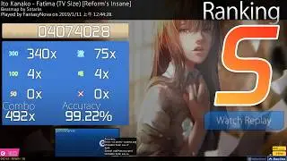 [osu!] Ito Kanako - Fatima  (TV Amime STEINS;GATE 0