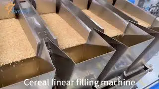 Automatic Cereal linear filling machine, Granules Product Filler Machine , Seed, Coffee bean filler