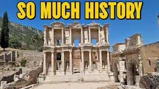 Exploring Ephesus! Walking Through an Ancient City in Turkey 🏛