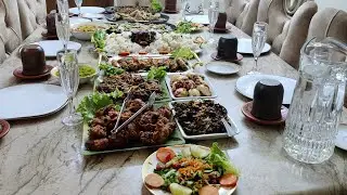 Dawat table setting / Bangladeshi Dawat Menu Ideas/ Dinner party table
