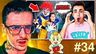 the clown got into her daughter's bed... - youtube kids #34