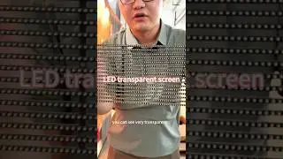 Transparent led display indoor: good transparency, high brightness ,thin #led #leddisplay #ledscreen